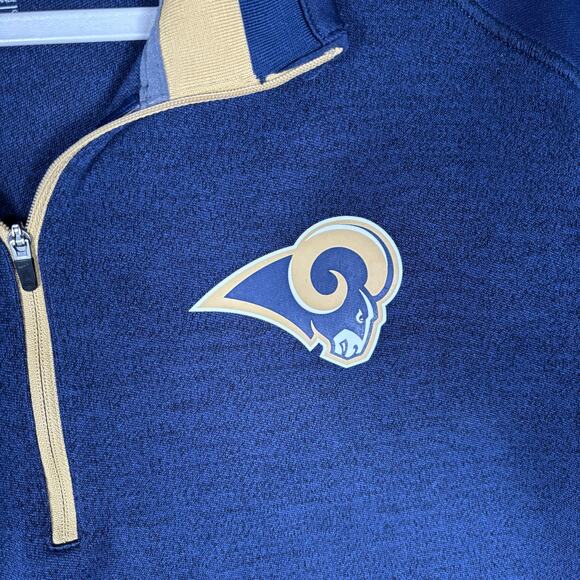 Nike Los Angeles Rams On Field Dri-Fit 1/4 Zip Pullover Men’s L - Picture 3 of 9